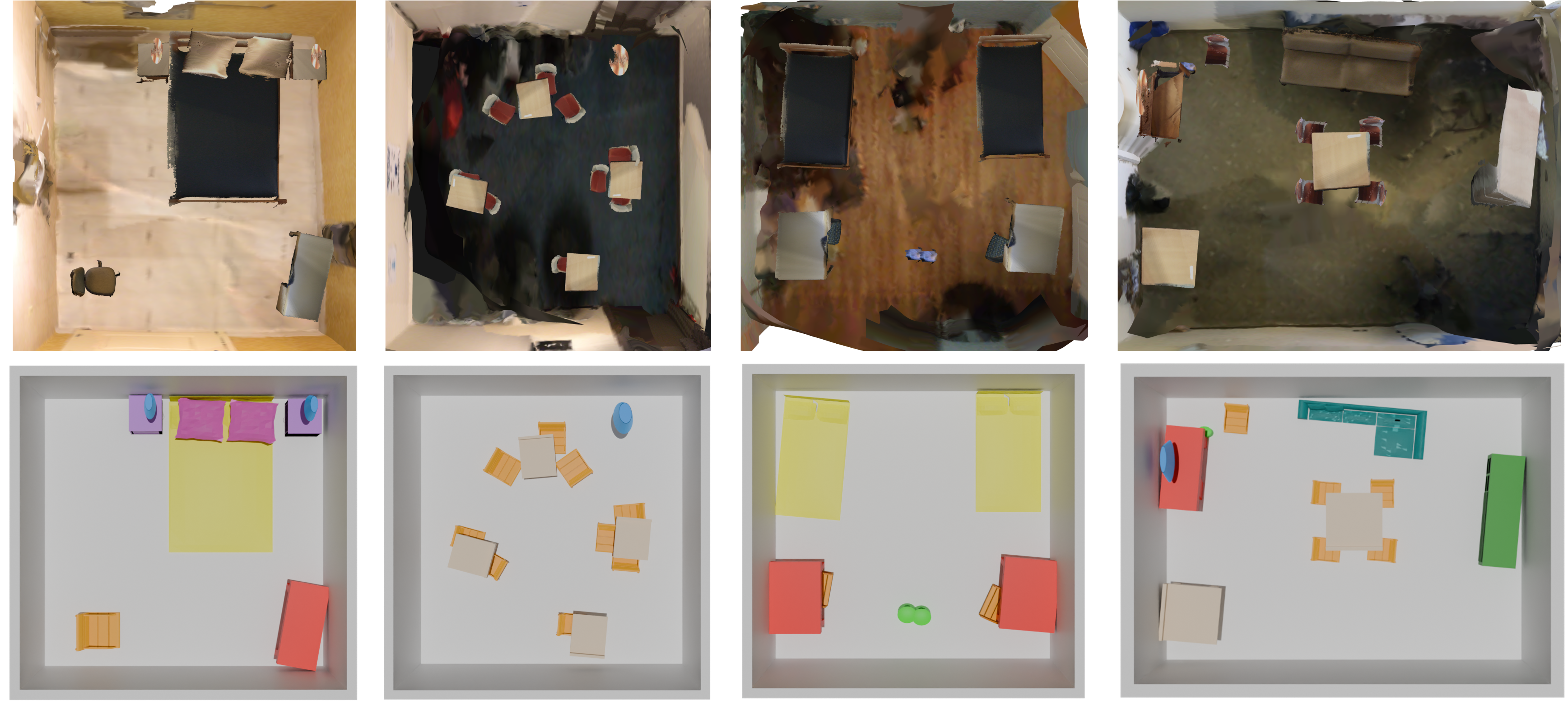Generated FactoredScenes examples